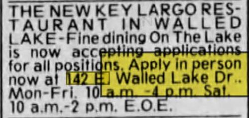 Dick Morris Chevrolet (Walled Lake Chrysler Plymouth) - Mar 1987 Key Largo Opens (newer photo)